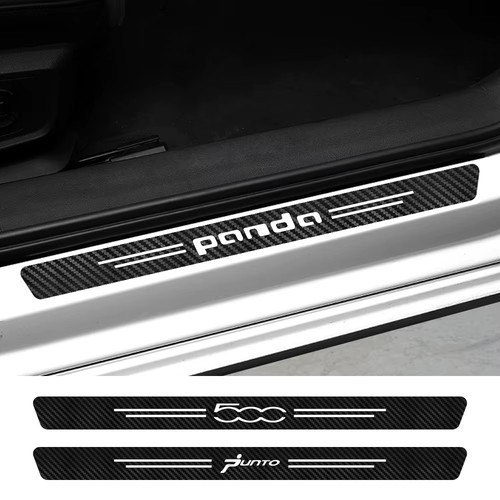 Battitacco carbonio fiat 500 - battitacco,